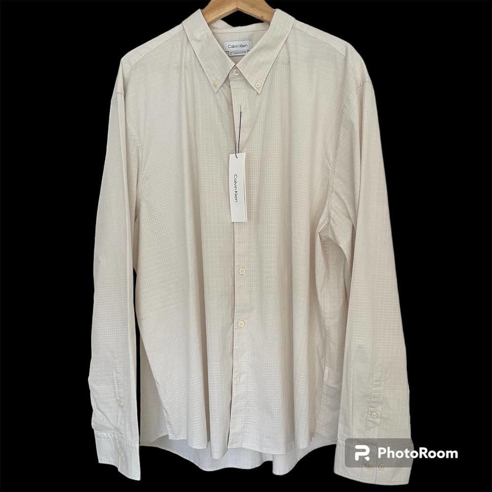NWT Calvin Klein Men's Button Down Easy Shirt Size XXL